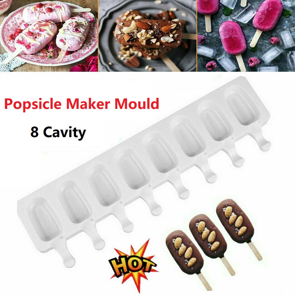 Ice Cream Mold Popsicle Mold Silicone Simple Cream Ice Cream Mold Cake Mold