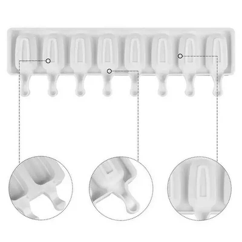 Ice Cream Mold Popsicle Mold Silicone Simple Cream Ice Cream Mold Cake Mold