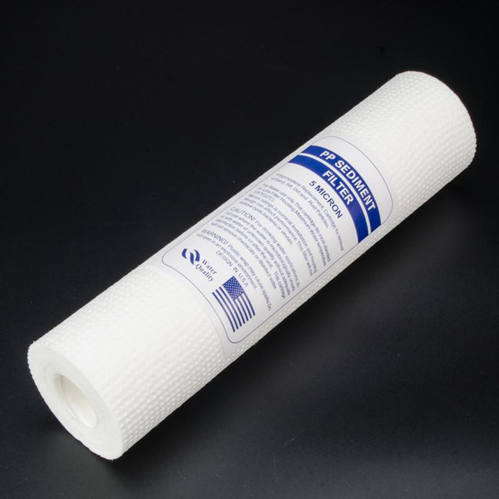 10x2.5" 120g PP Sediment Water Filter House Cartridge Reverse Osmosis 5 Micron"