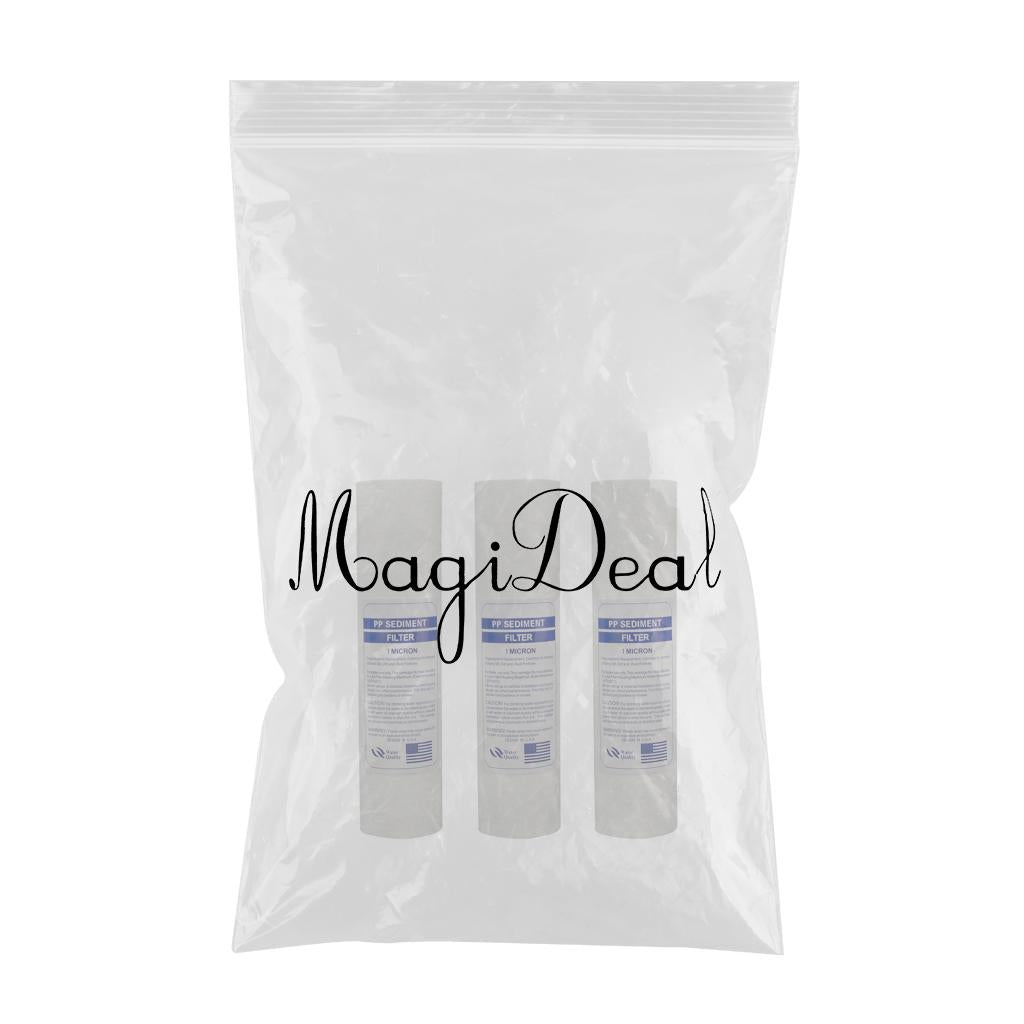 3 Pieces 10 inch Water Purifier Filter PP Cotton Sediment Filter Replacement 1 Micron
