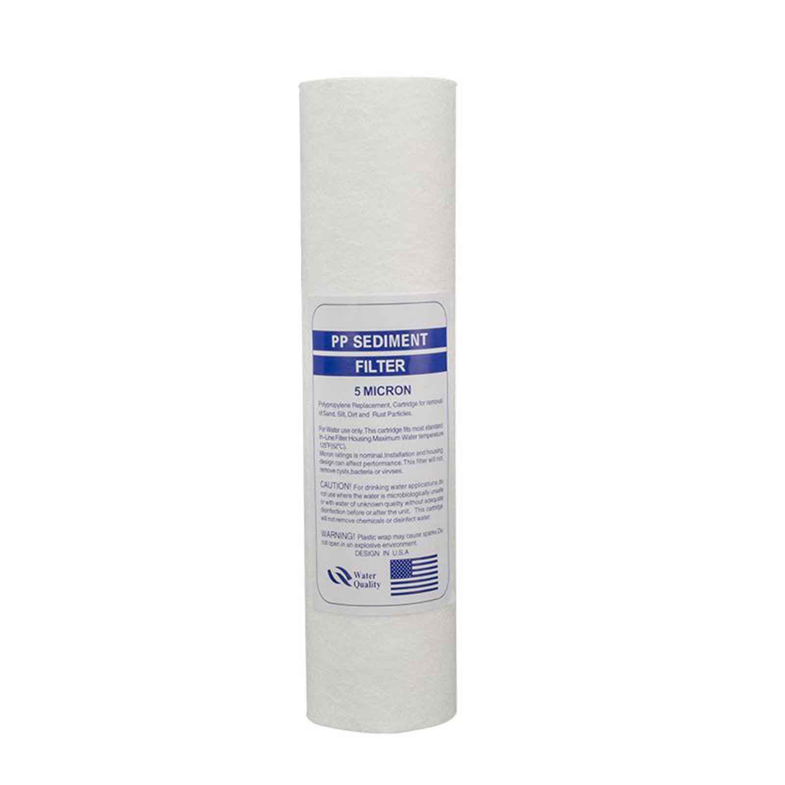3 Pieces 10 inch Water Purifier Filter PP Cotton Sediment Filter Replacement 5 Micron