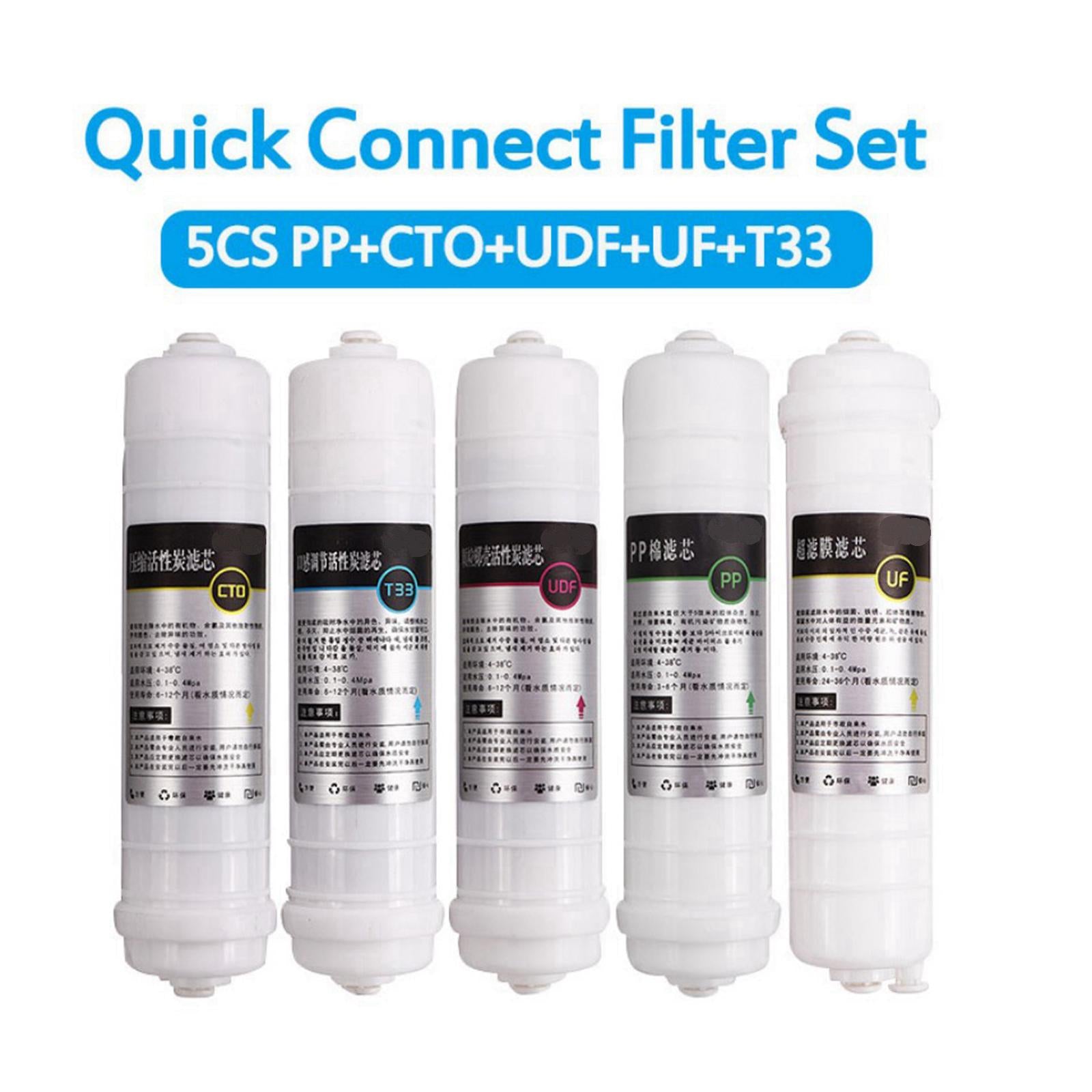 3/5pcs 10 RO Filter Replacement Kit Reverse Osmosis Systems  5pcs"