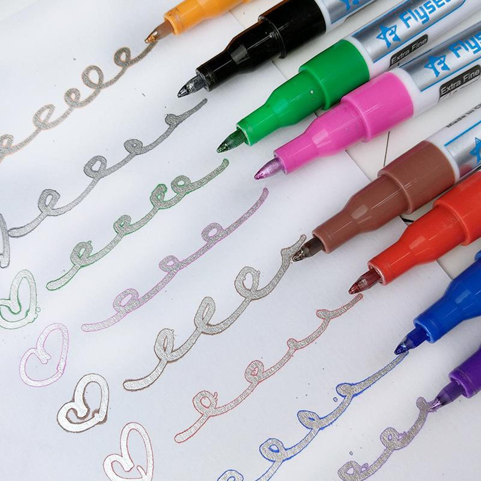 Paint Pens For Rock Painting Stone Ceramic Glass Rock Markers 8 Colors