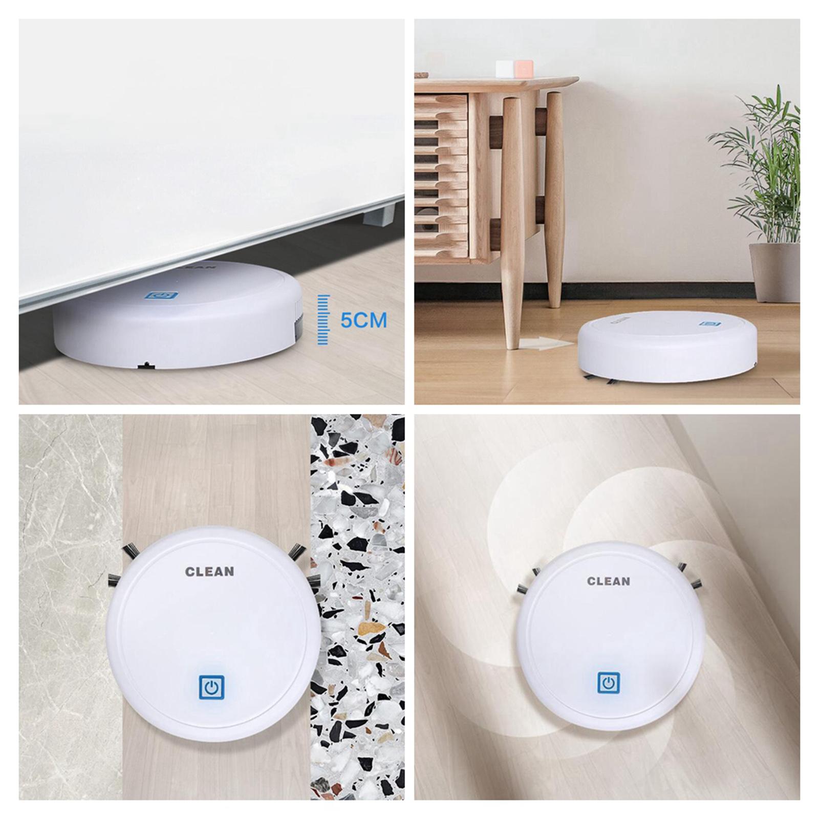 Professional Robot Vacuum Cleaner Smart Floor Automatic Robotic Vacuum White