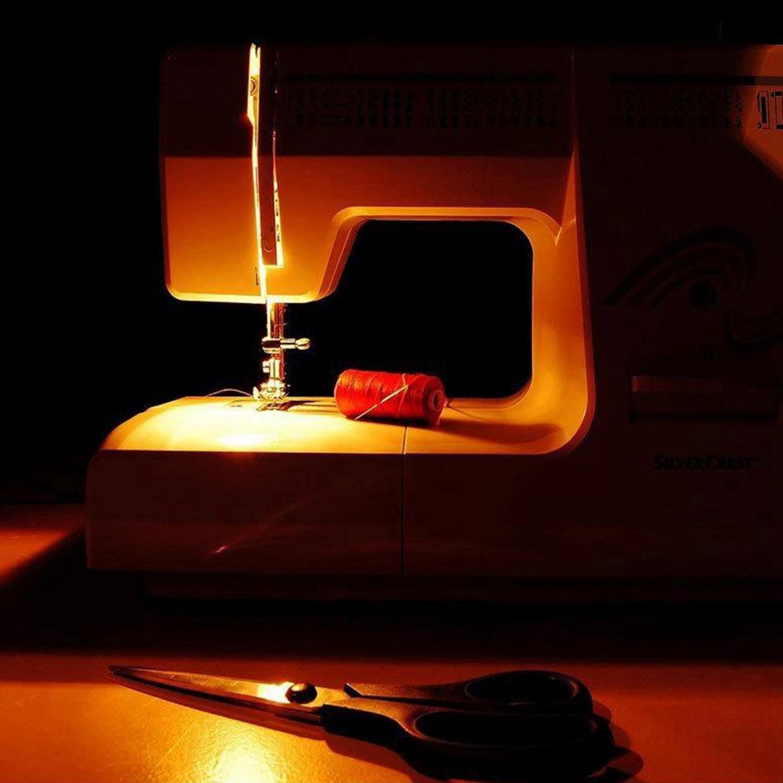 Industrial Sewing Machine Table Top LED Bright Lamp Flexible Gooseneck Lamp