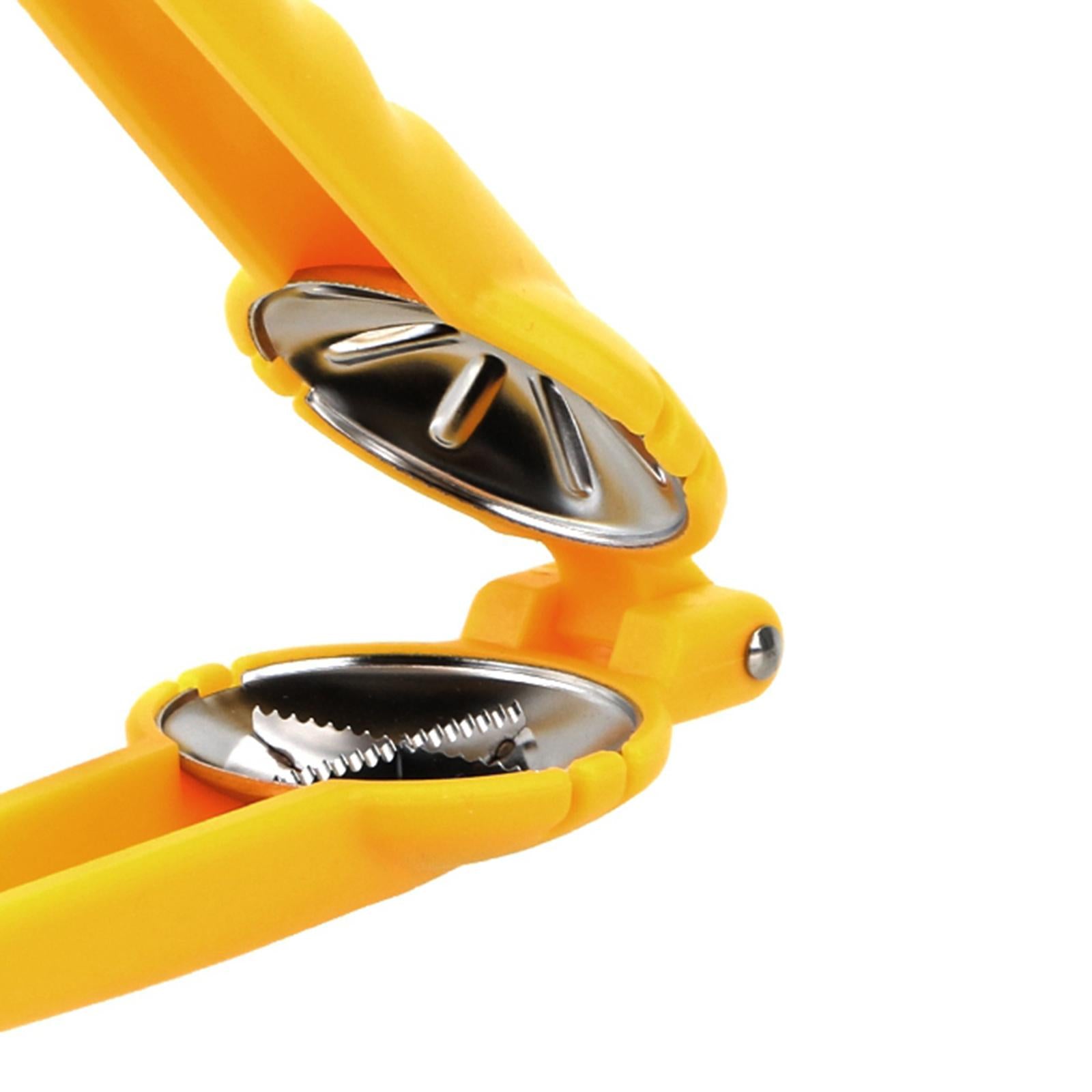 Practical Chestnut Cutter Fast Opener Walnut Cracking Sheller Pliers Yellow