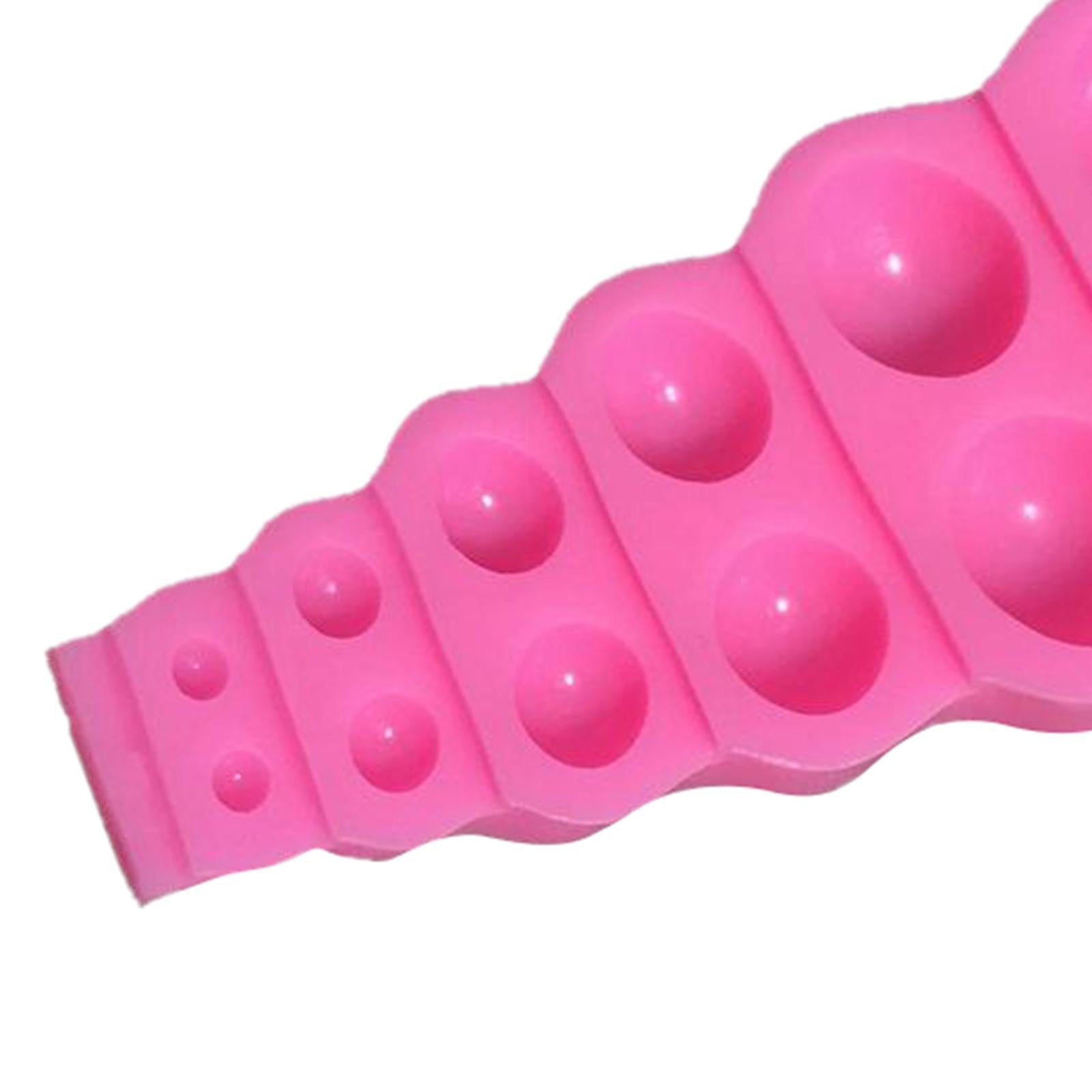 Silicone Base Chocolate Cookie Mould Baking Ice Cube Jelly Cake Mold Pink
