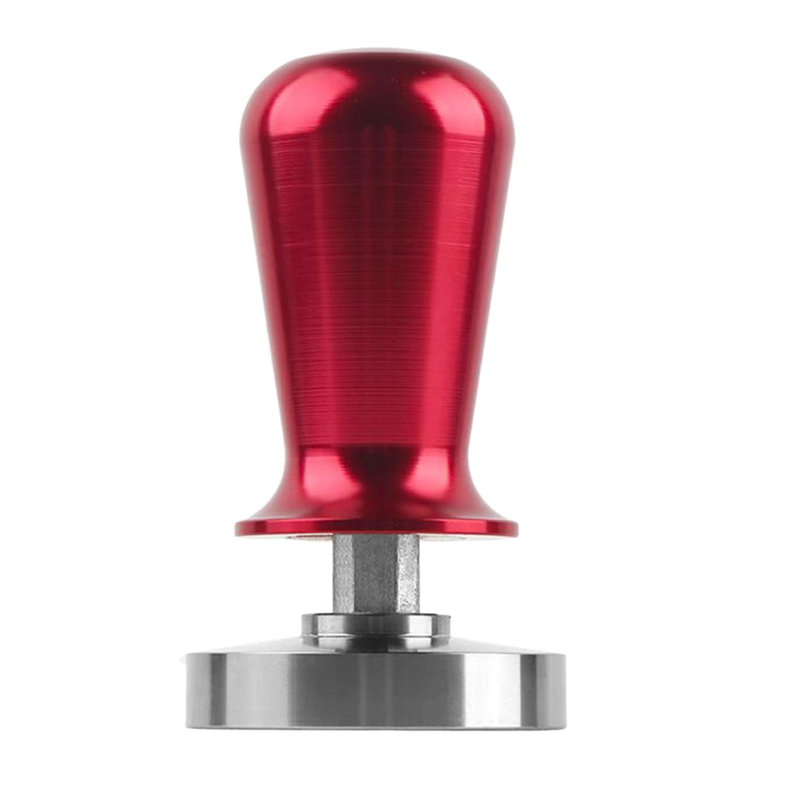 Coffee Tamper Adjustable Handle Powder Press Kitchen Coffee Tool Red