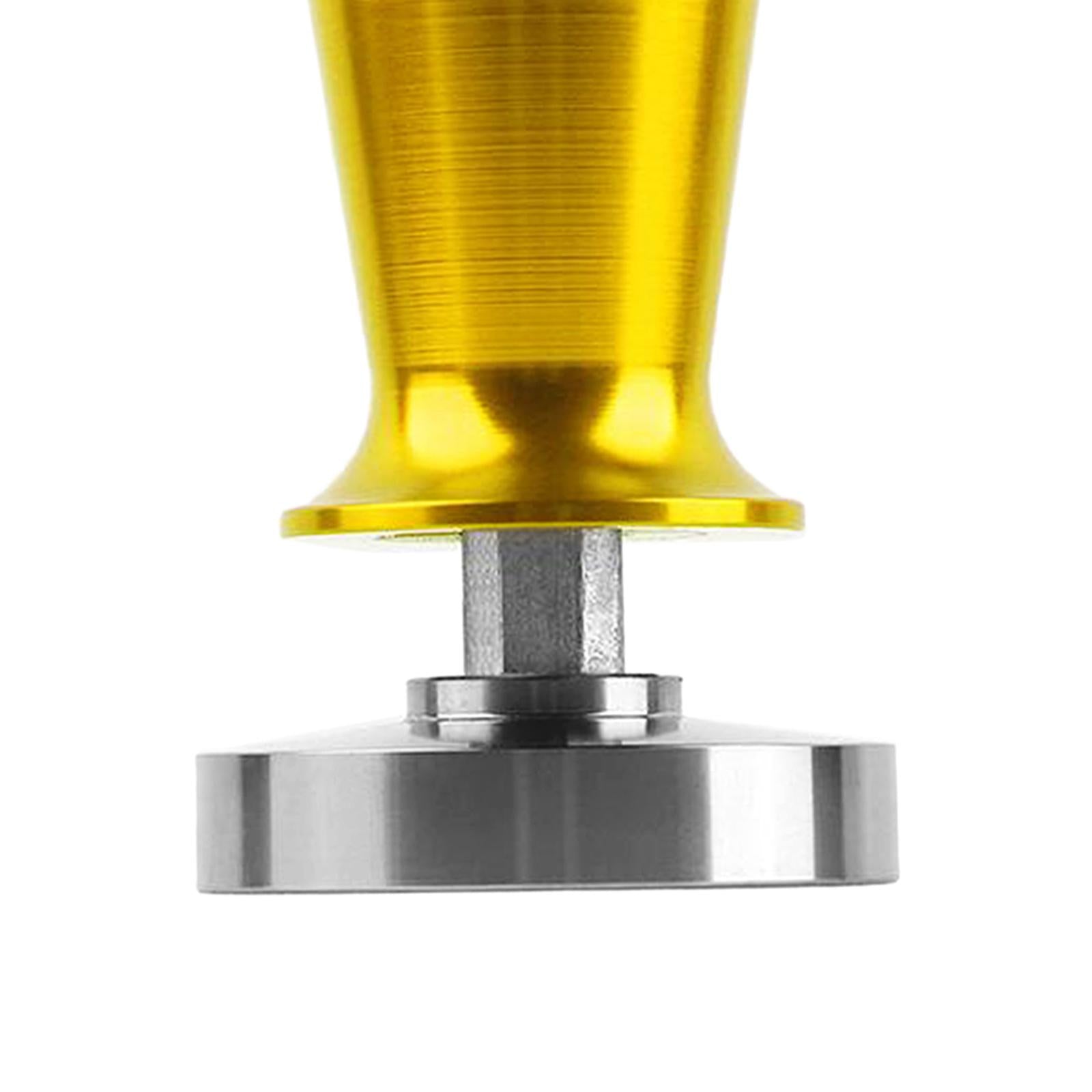 Coffee Tamper Adjustable Handle Powder Press Kitchen Coffee Tool Golden