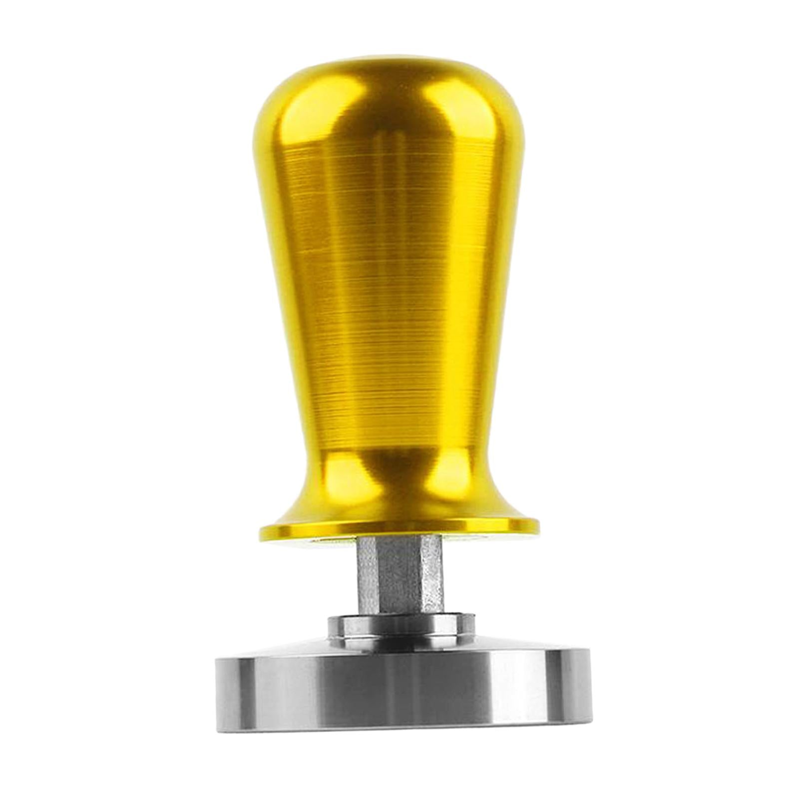 Coffee Tamper Adjustable Handle Powder Press Kitchen Coffee Tool Golden