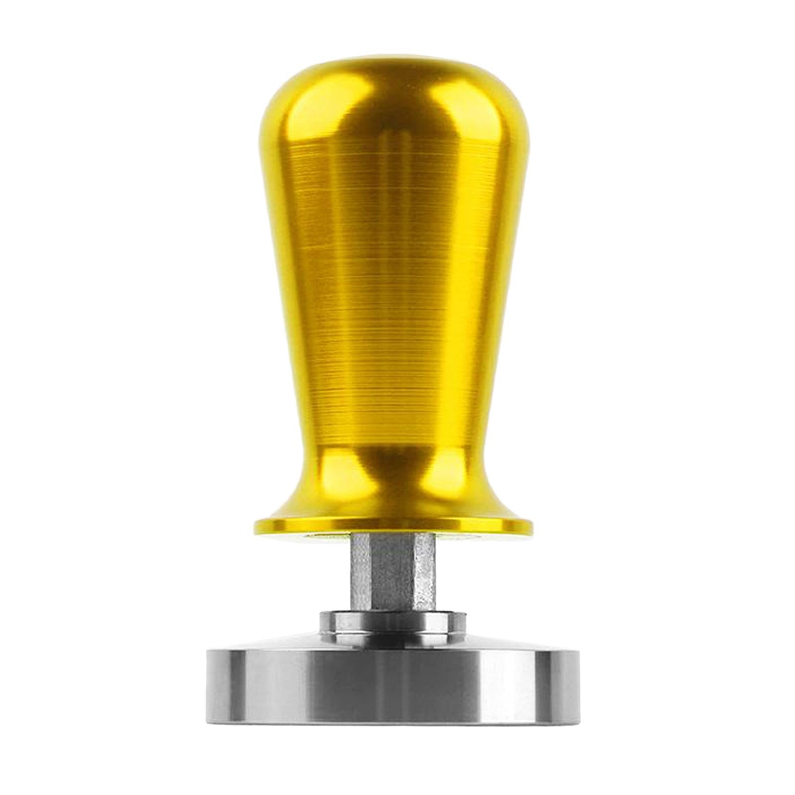 Coffee Tamper Adjustable Handle Powder Press Kitchen Coffee Tool Golden