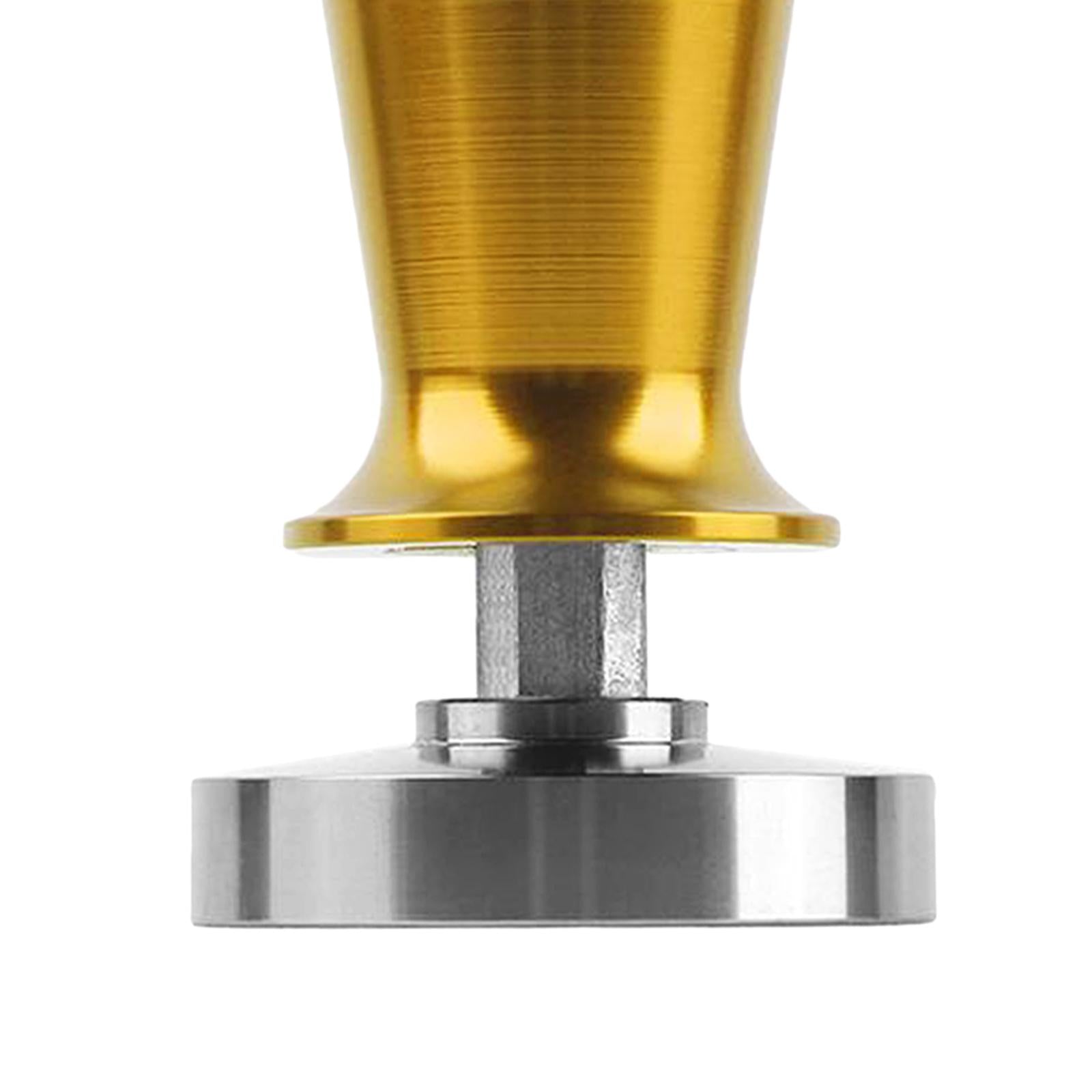Coffee Tamper Adjustable Handle Powder Press Kitchen Coffee Tool Champagne