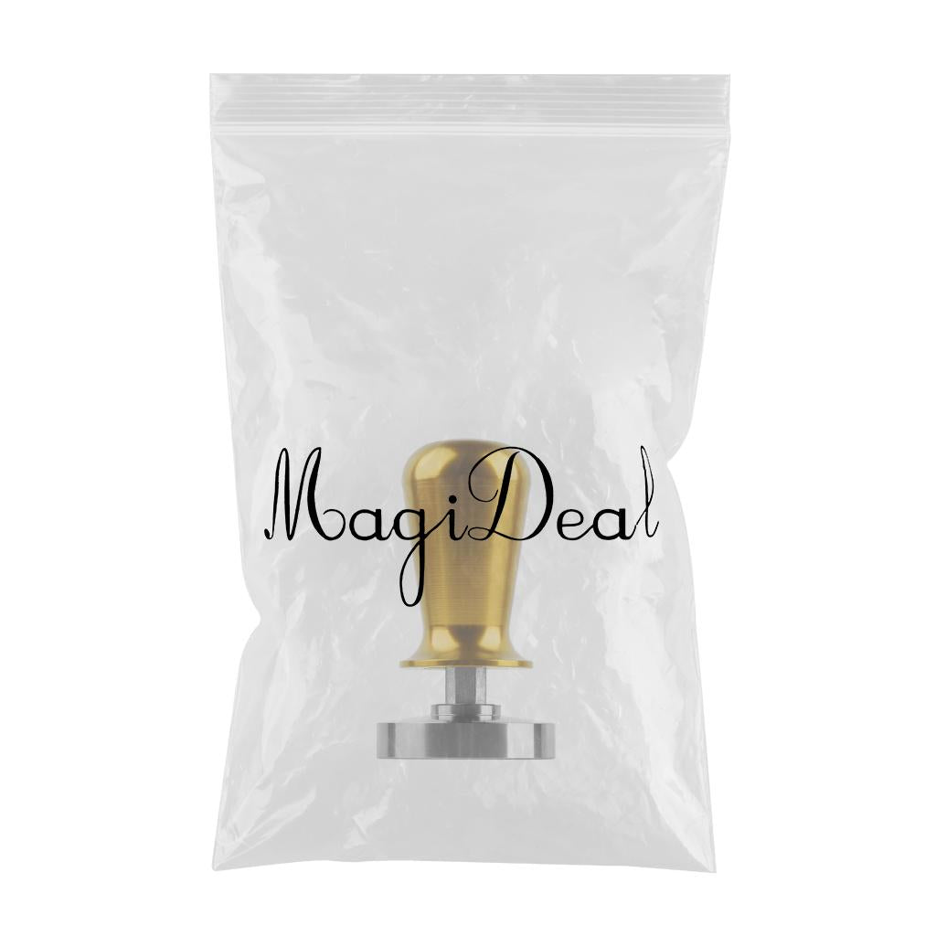 Coffee Tamper Adjustable Handle Powder Press Kitchen Coffee Tool Champagne
