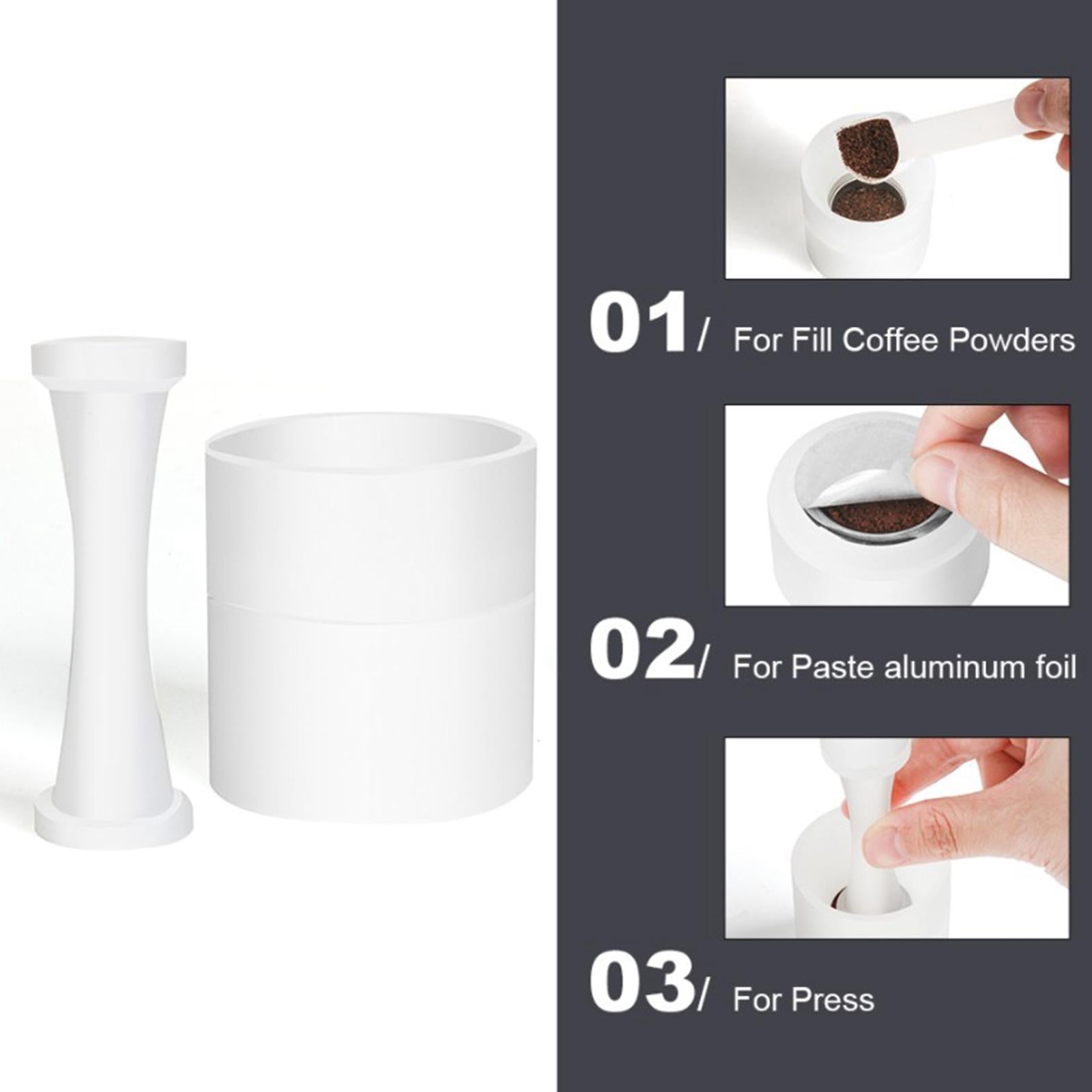 Coffee Tool Accs Coffee Filter Capsule Easy Operation Plastic Tamper Style1