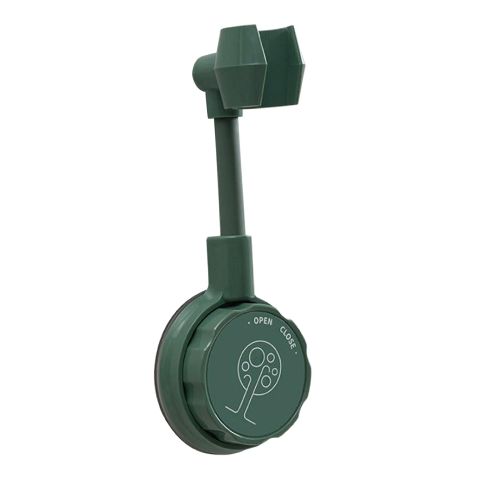 Bathroom Wall-Mounted Shower Head Holder Bracket Adjustable Green