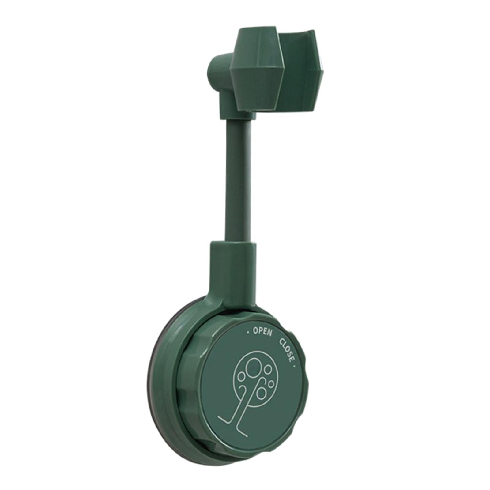 Bathroom Wall-Mounted Shower Head Holder Bracket Adjustable Green
