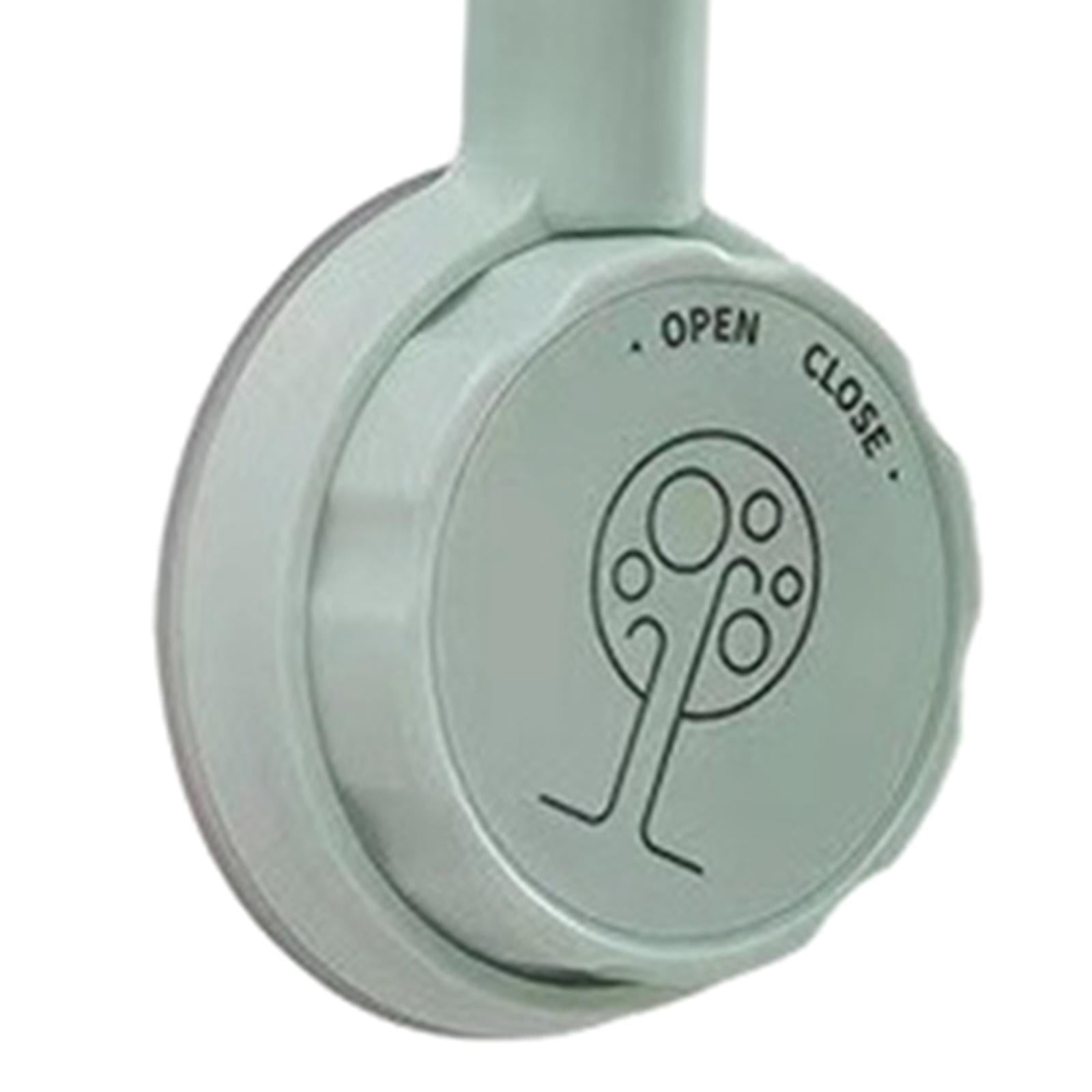 Bathroom Wall-Mounted Shower Head Holder Bracket Adjustable Light Green