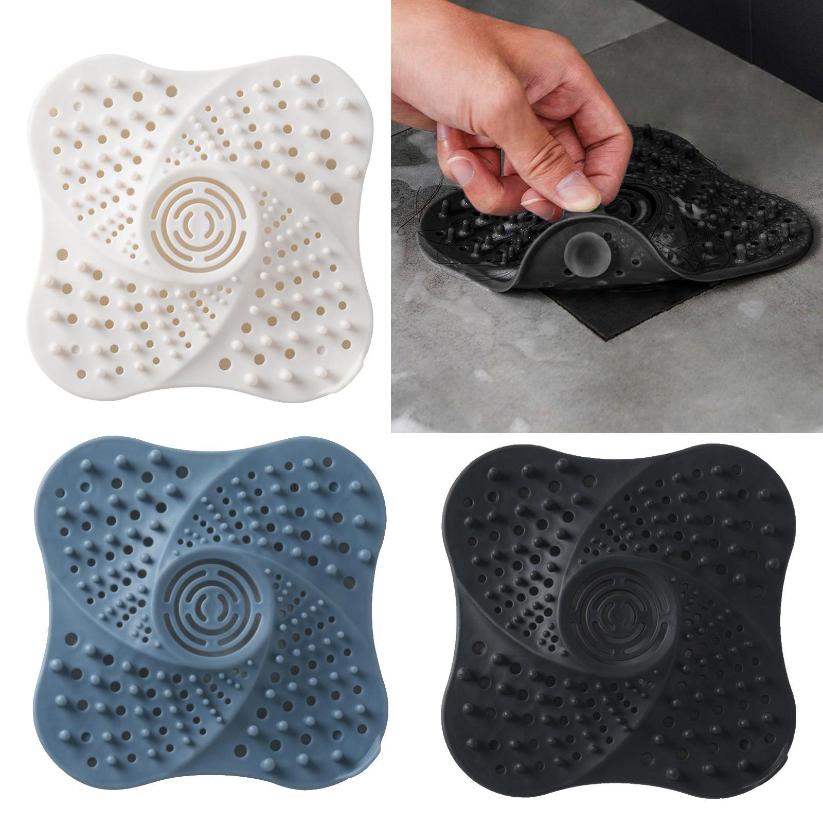 Bathroom Drain Hair Catcher Bath Stopper Water Sink Strainer Filter  Blue