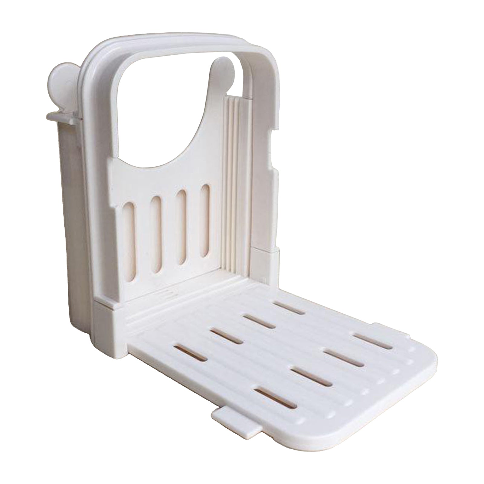 Adjustable Bread Slicer White Toast Slicer Cutting Guide Foldable