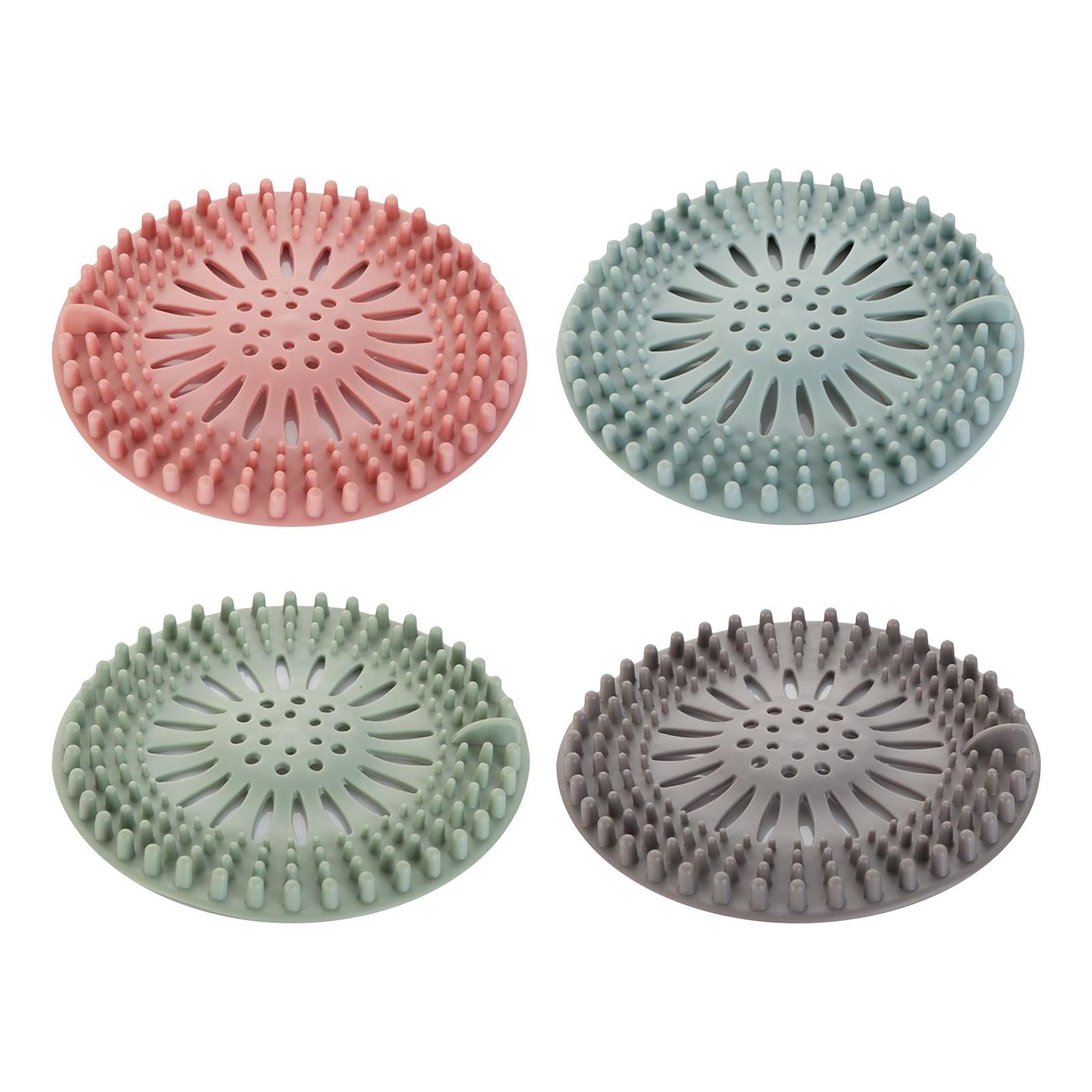 Sink Trap Filter Hair Catcher Shower Bath Cover Basin Drain Strainer Pink