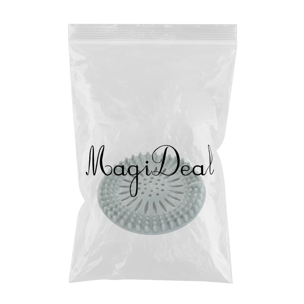 Sink Trap Filter Hair Catcher Shower Bath Cover Basin Drain Strainer Blue
