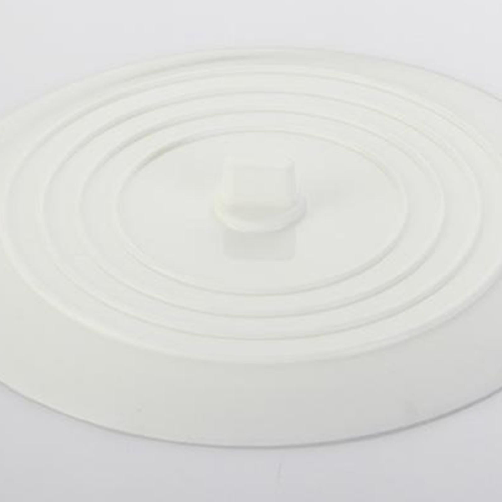 Silicone Tub Stopper Bathtub Drain Stopper Sealing Sink Stopper White