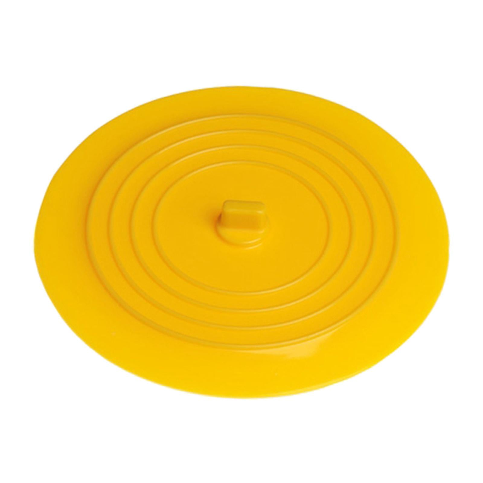 Silicone Tub Stopper Bathtub Drain Stopper Sealing Sink Stopper Yellow