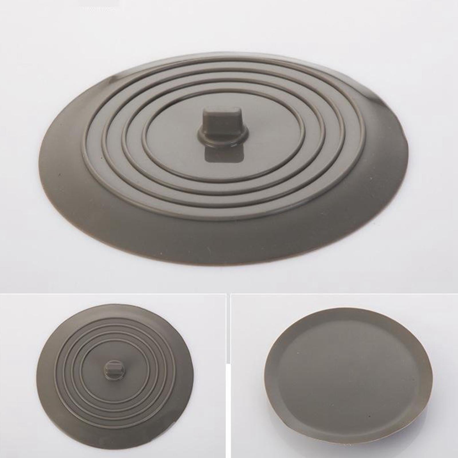 Silicone Tub Stopper Bathtub Drain Stopper Sealing Sink Stopper Gray