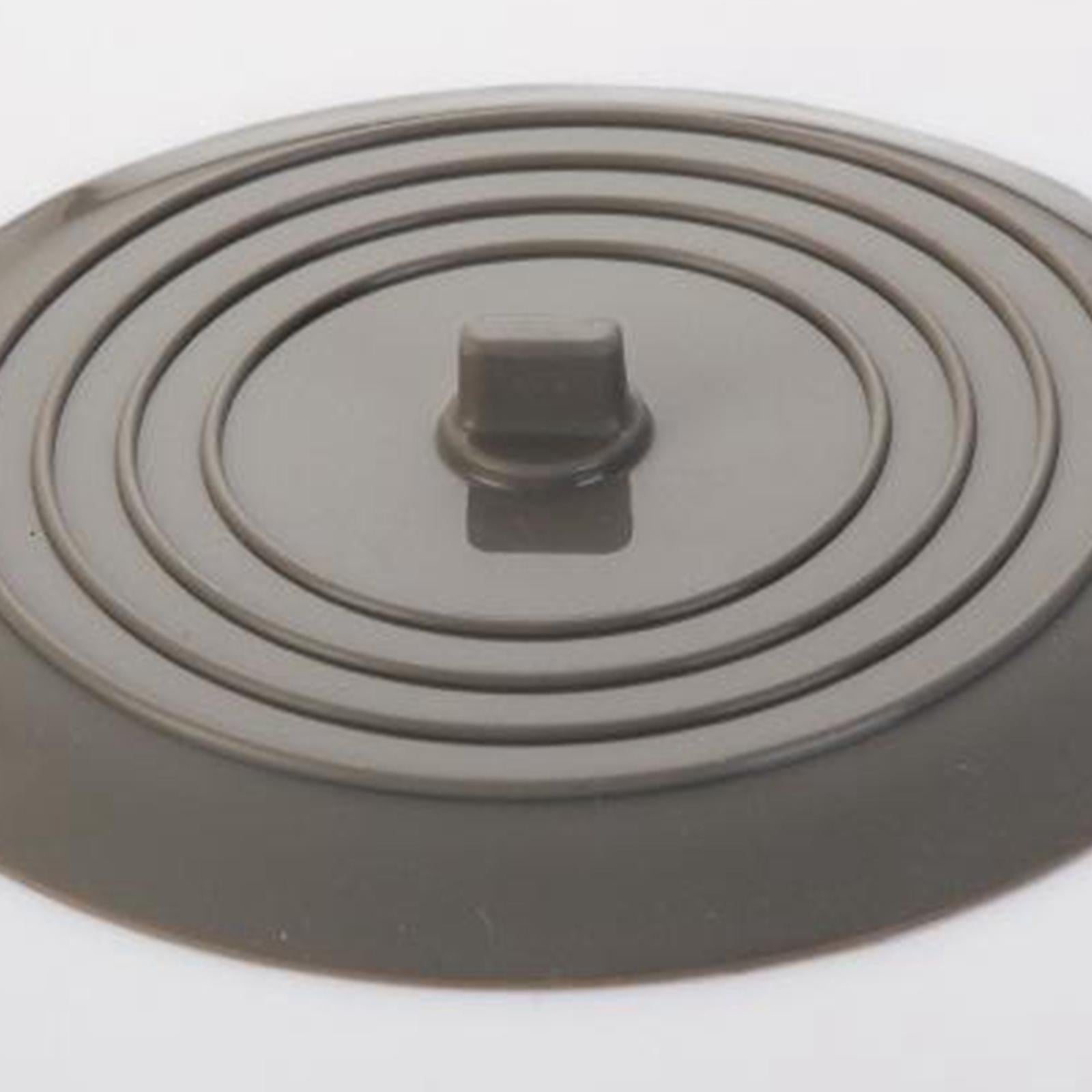 Silicone Tub Stopper Bathtub Drain Stopper Sealing Sink Stopper Gray