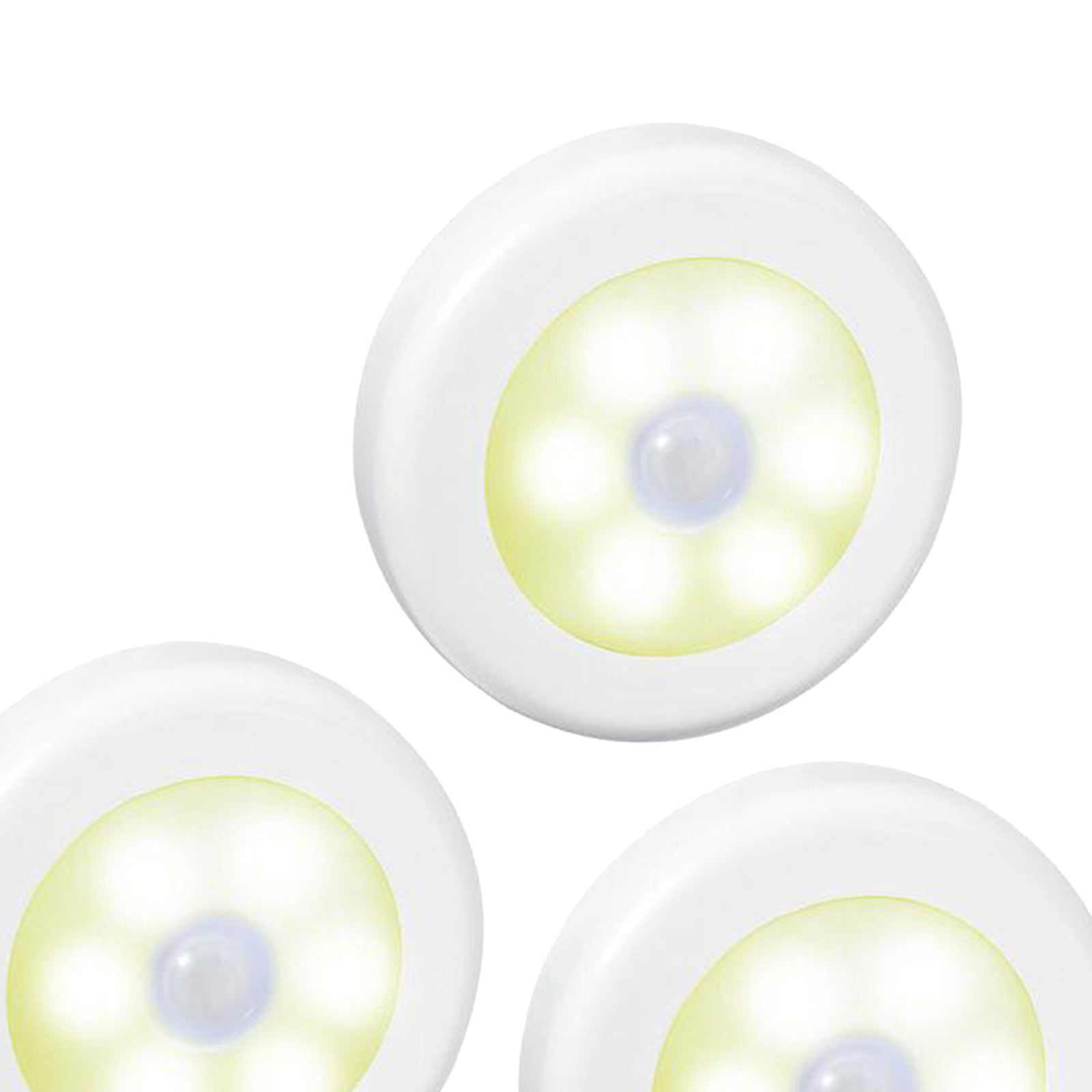3x Infrared Motion Sensor 6 LED Light Wall Night Light White Warm Light