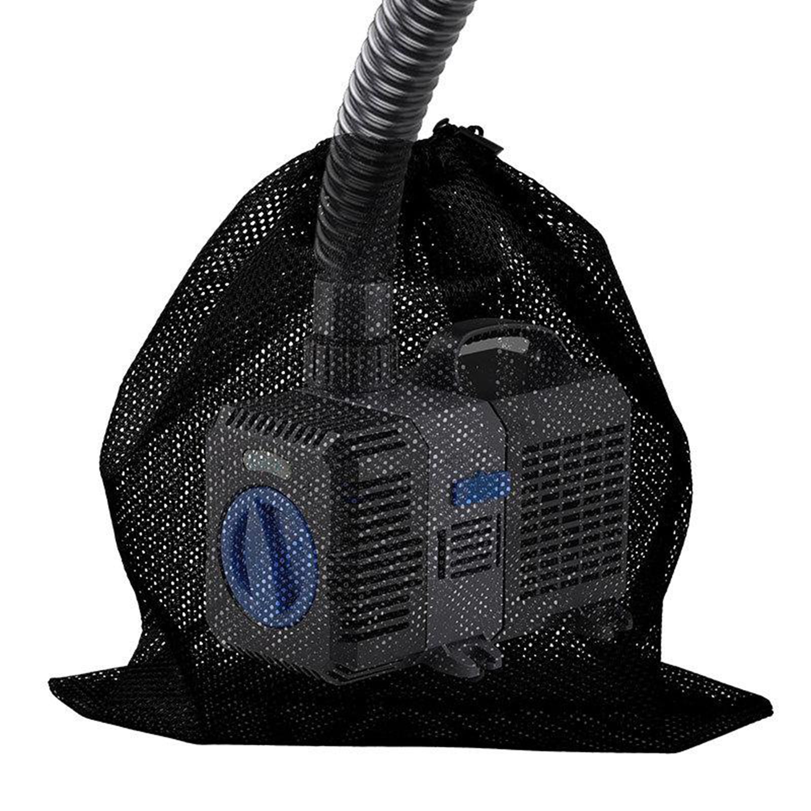 3xPump Filter Bag Mesh Pump Barrier Bag Pouch with Drawstring for Pool Pond