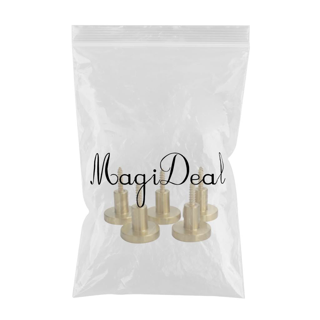 5PCS Polished Brass Robe Hook Hooks Door Clothes Hanger Holder Wall Art
