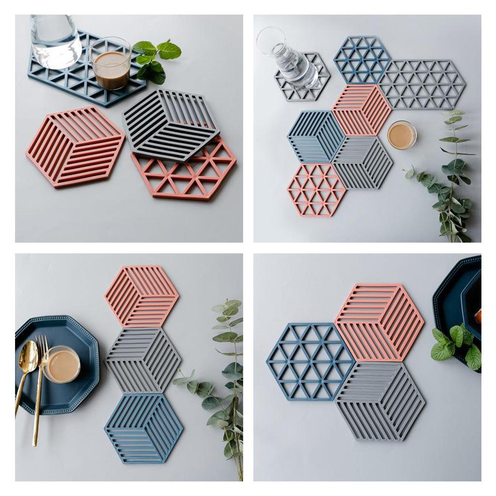 Coasters,Coffee Coasters,Kitchen Mat Office Coasters Black Triangle