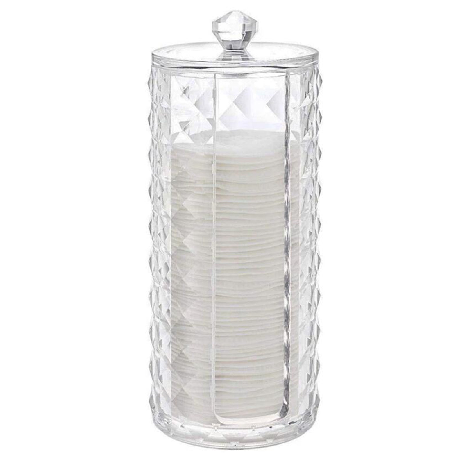 Cotton Pads Holder Organizer Clear Acrylic Make-up Remover Pads Container