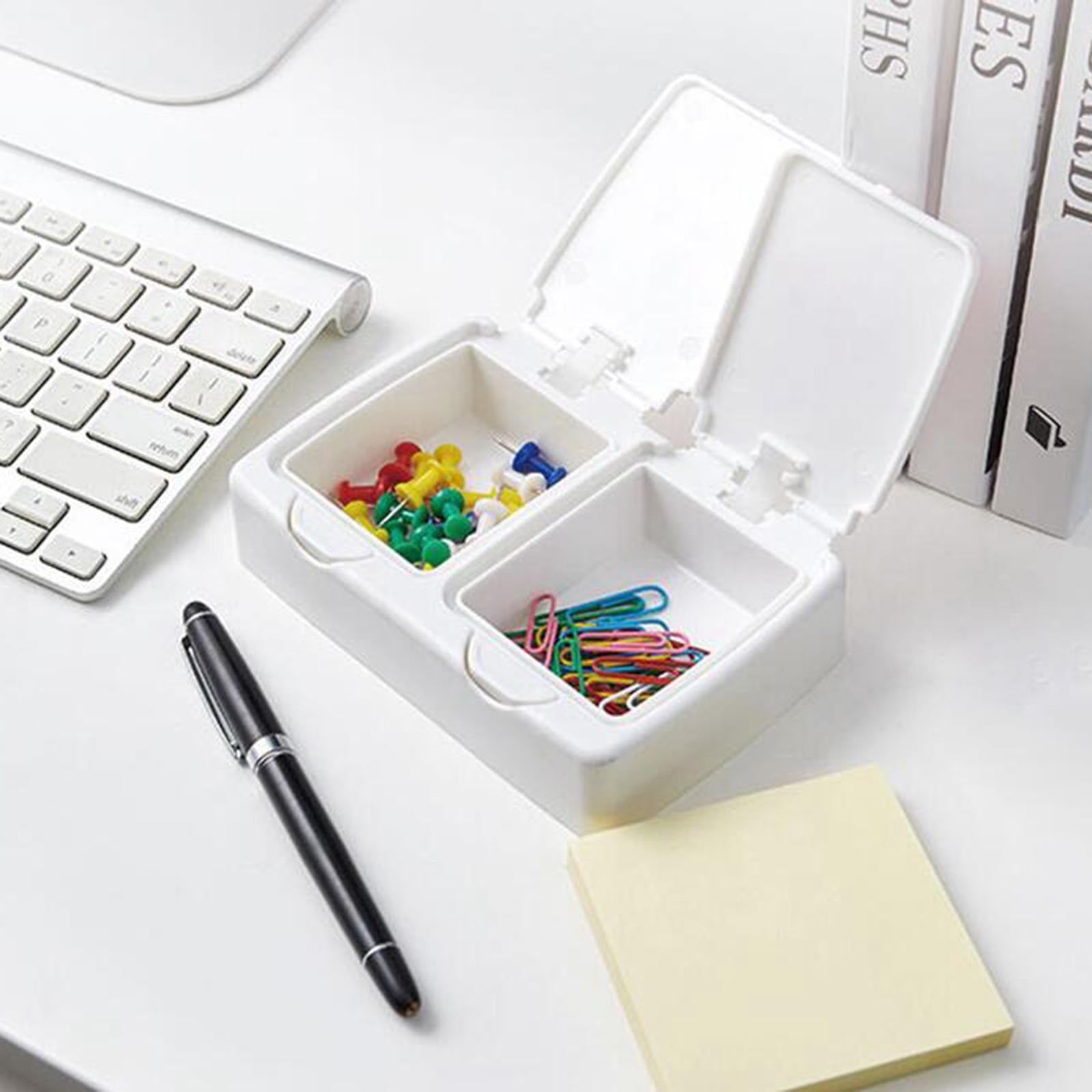 Household Table Sorting Box Small Articles Storage Box Tablet Storage Double
