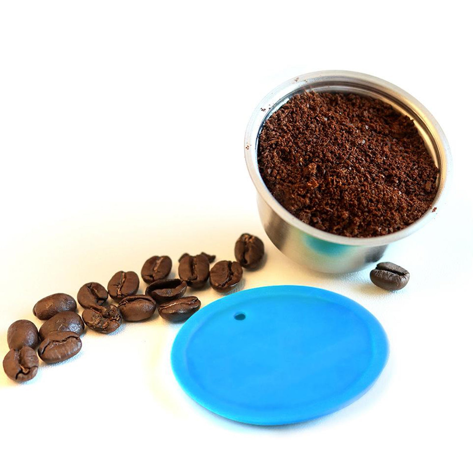 Refillable Coffee Capsule Pod Metal Cup For DolceGusto Brewer 4-Piece Set