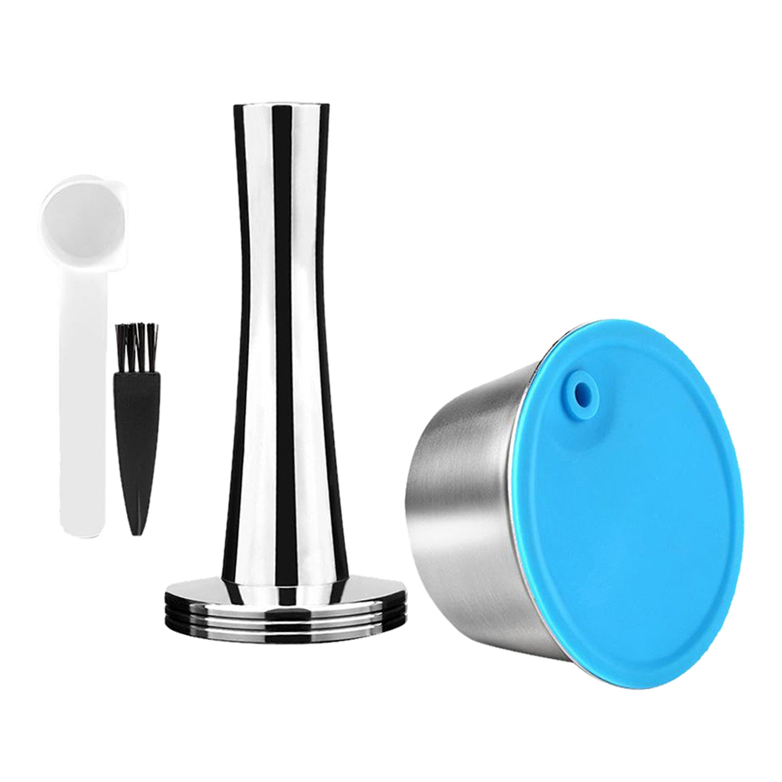 Refillable Coffee Capsule Pod Metal Cup For DolceGusto Brewer 4-Piece Set