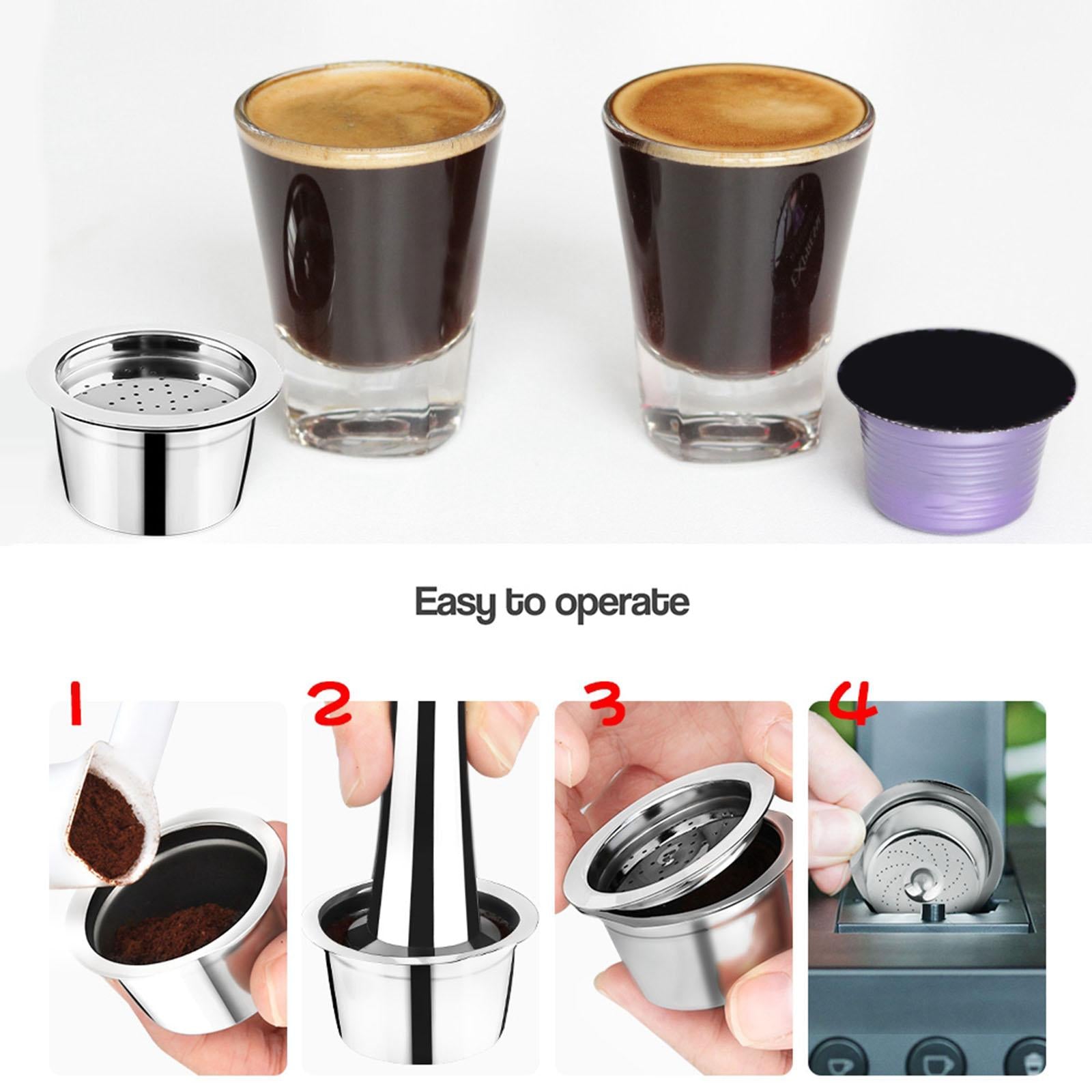 Refillable Coffee Capsules Pod Filter For ALDI / Expressi / K FEE 4Pcs