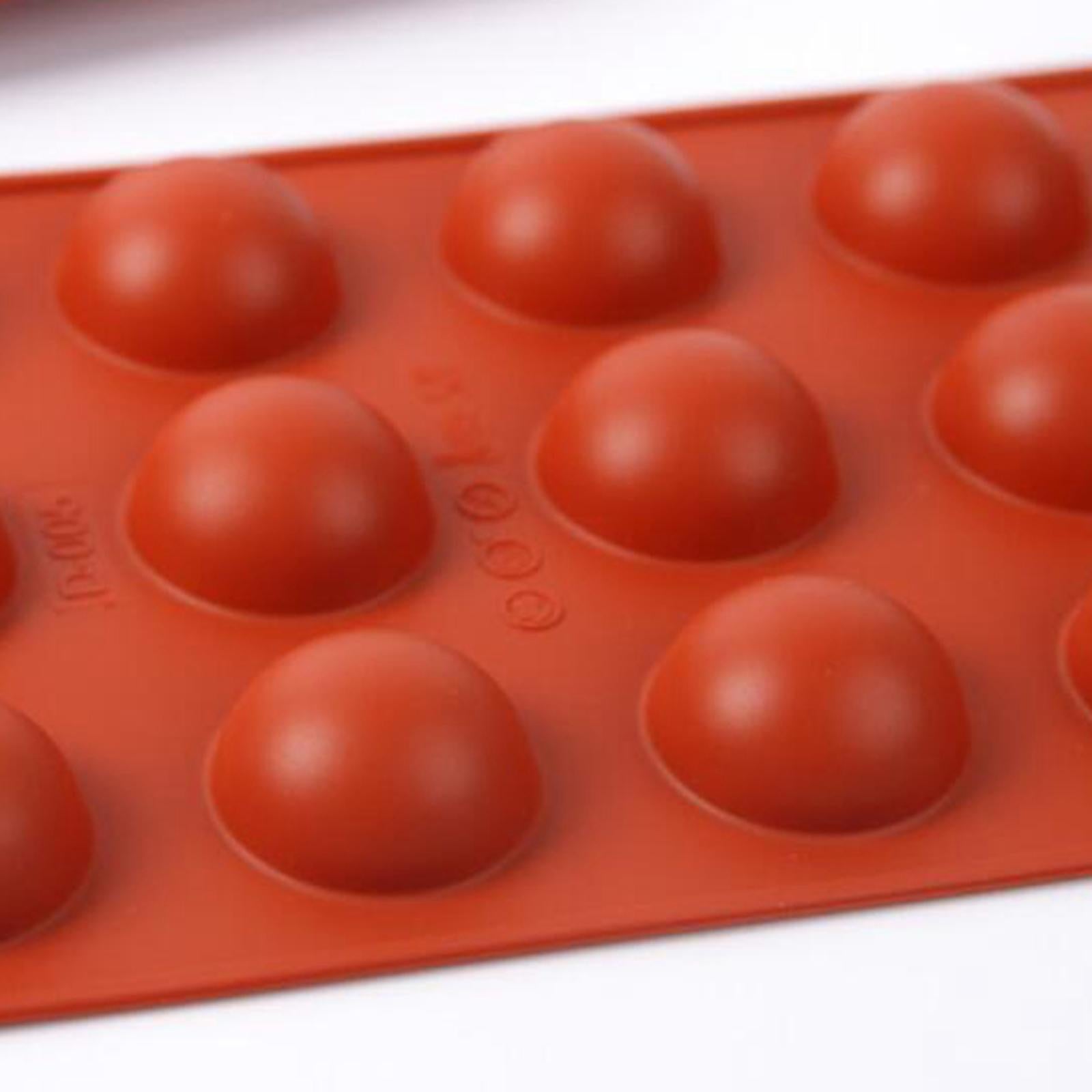 Rectangle Silicone Baking Chocolate Mould Bakeware Kitchen Gadget Brick-red