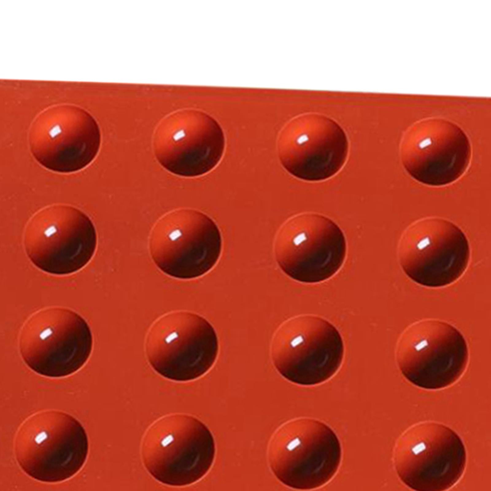 Rectangle Silicone Baking Chocolate Mould Bakeware Kitchen Gadget Brick-red