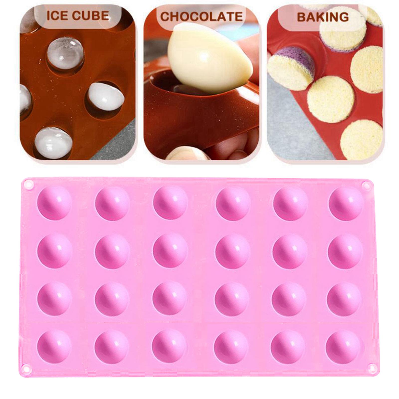 Rectangle Silicone Baking Chocolate Mould Bakeware Kitchen Gadget Pink