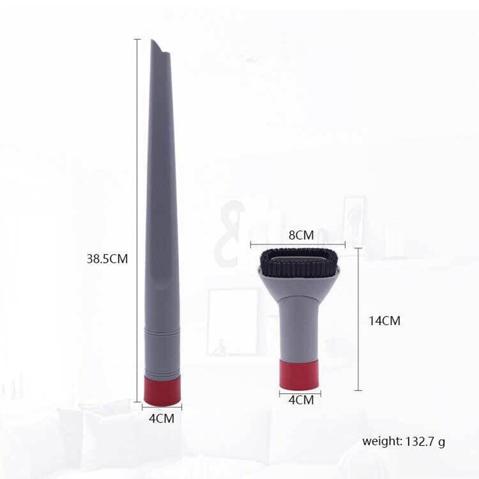 ABS Vacuum Crevice Nozzle and Dust Brush for Shark Rotator Lift Away NV501