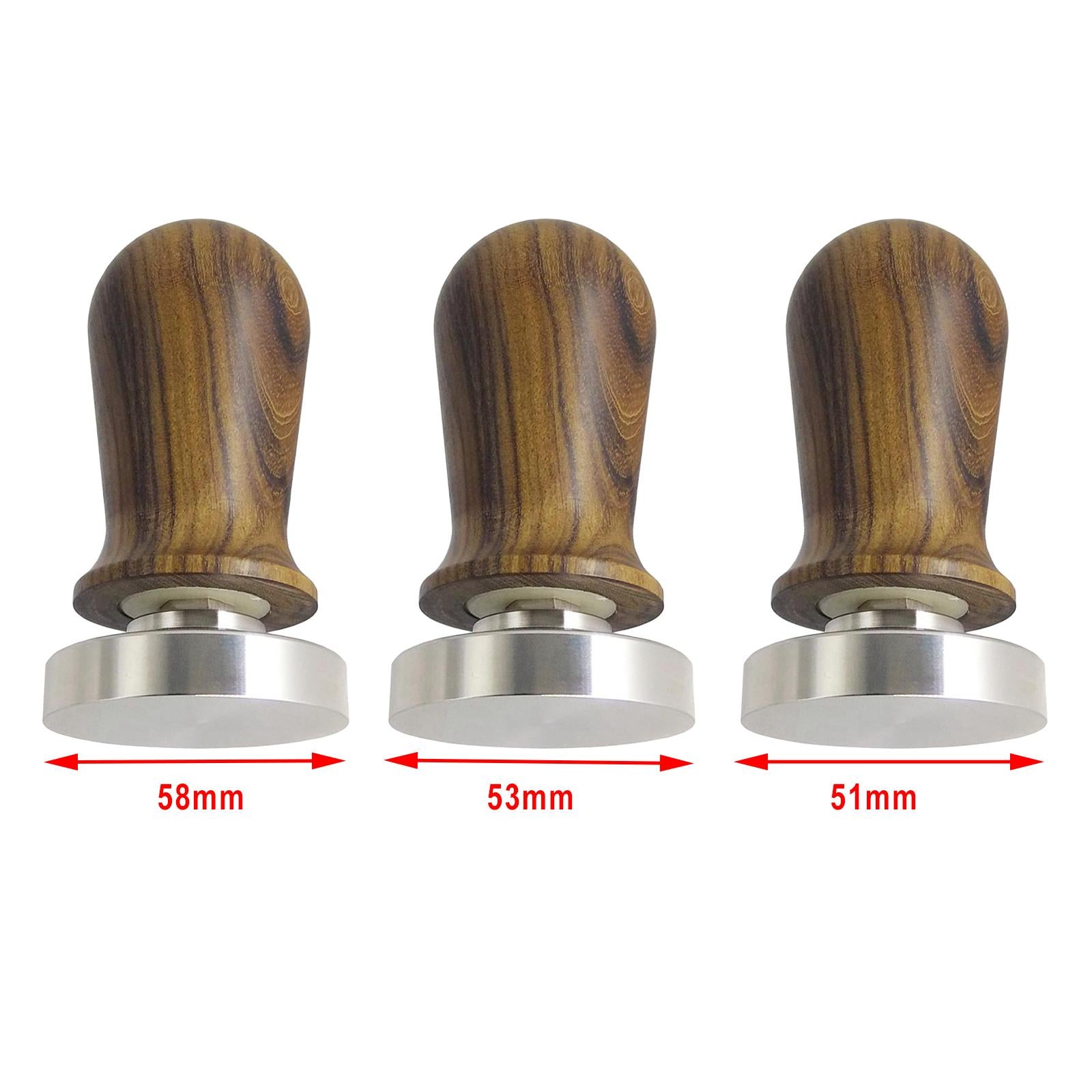 Stainless Steel Coffee Tamper Cafe Home Coffee Bean Press Tool Espresso 51mm