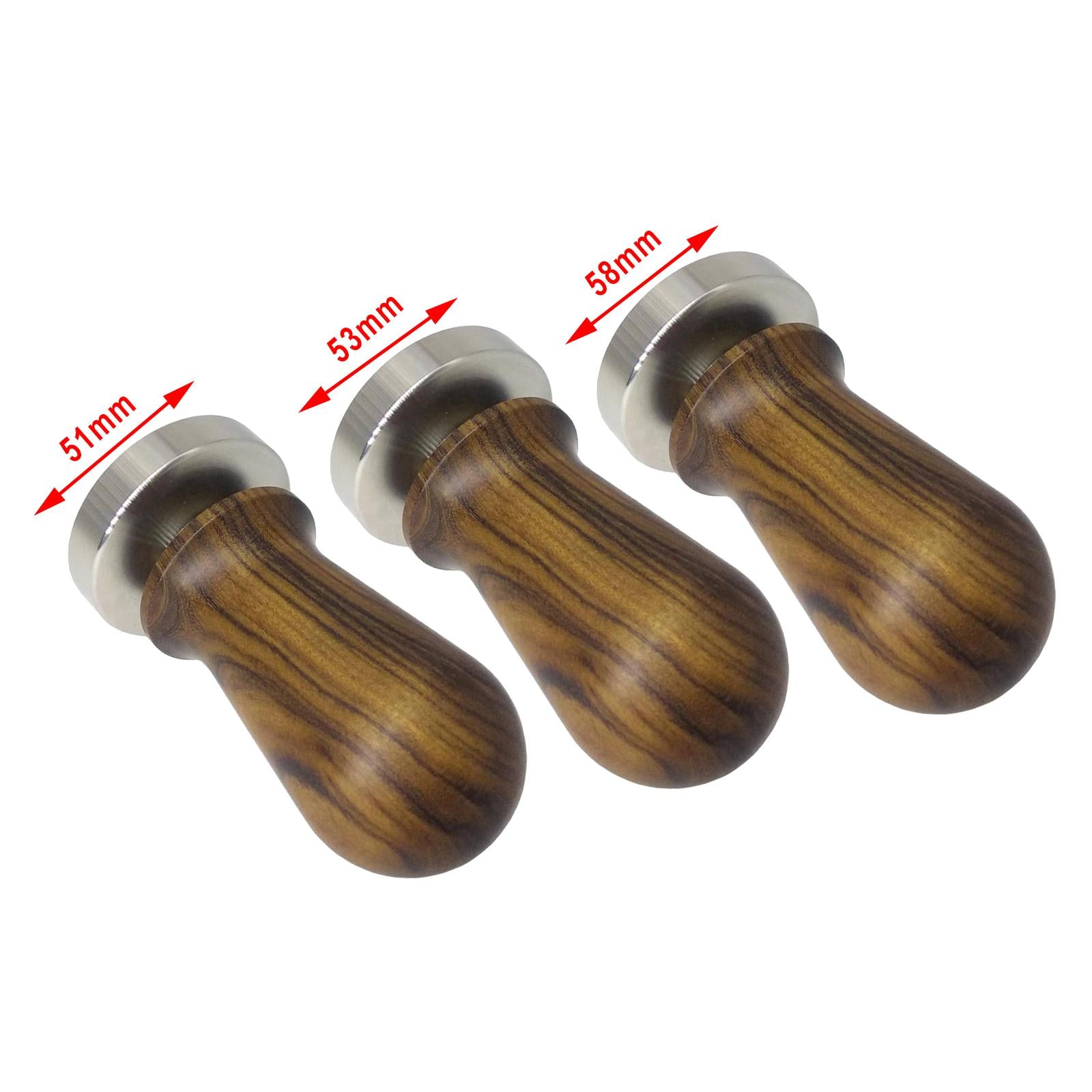Stainless Steel Coffee Tamper Cafe Home Coffee Bean Press Tool Espresso 51mm