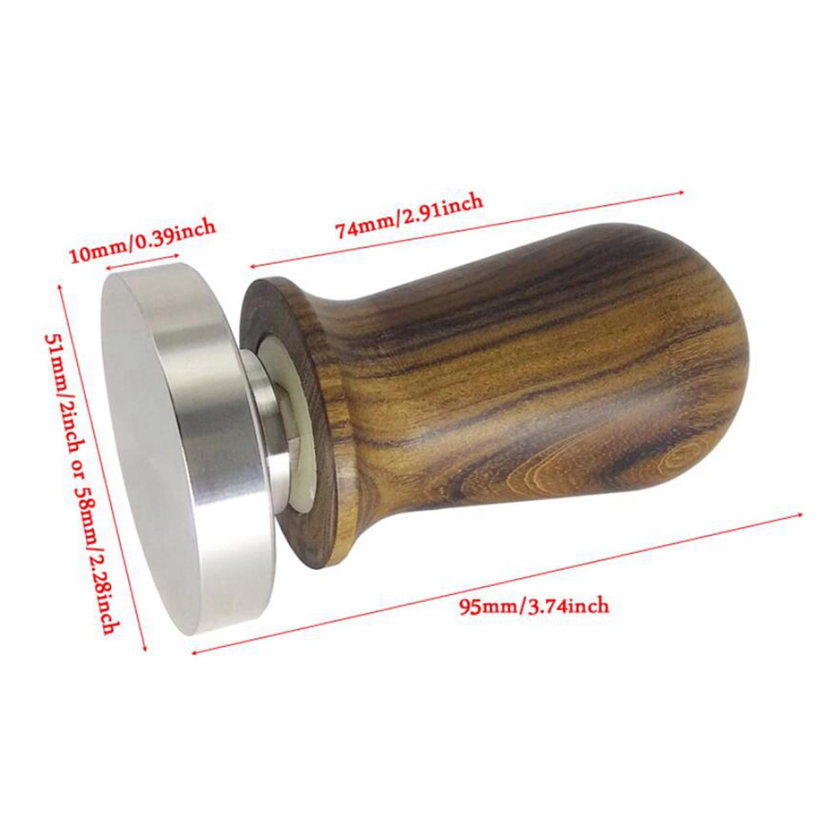 Stainless Steel Coffee Tamper Cafe Home Coffee Bean Press Tool Espresso 53mm