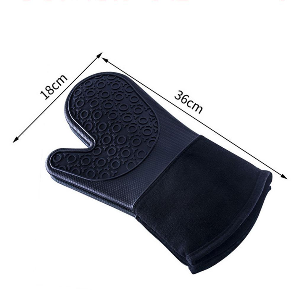 BBQ Gloves Oven Gloves Heat Resistant Silicone Kitchen Mitts Gloves
