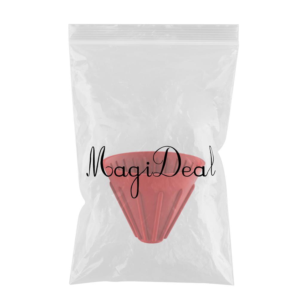 Silicone Coffee Dripper Cone for Home Office Camping RV Red