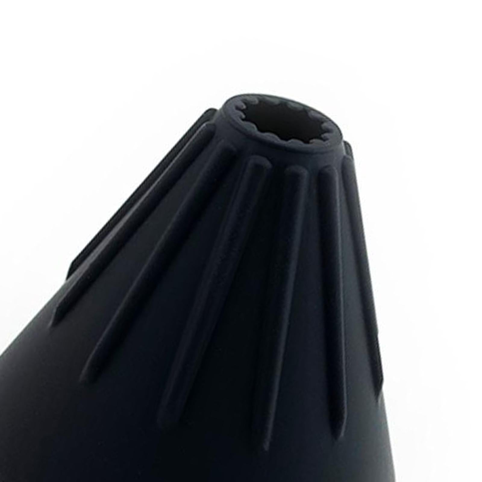 Silicone Coffee Dripper Cone for Home Office Camping RV Black