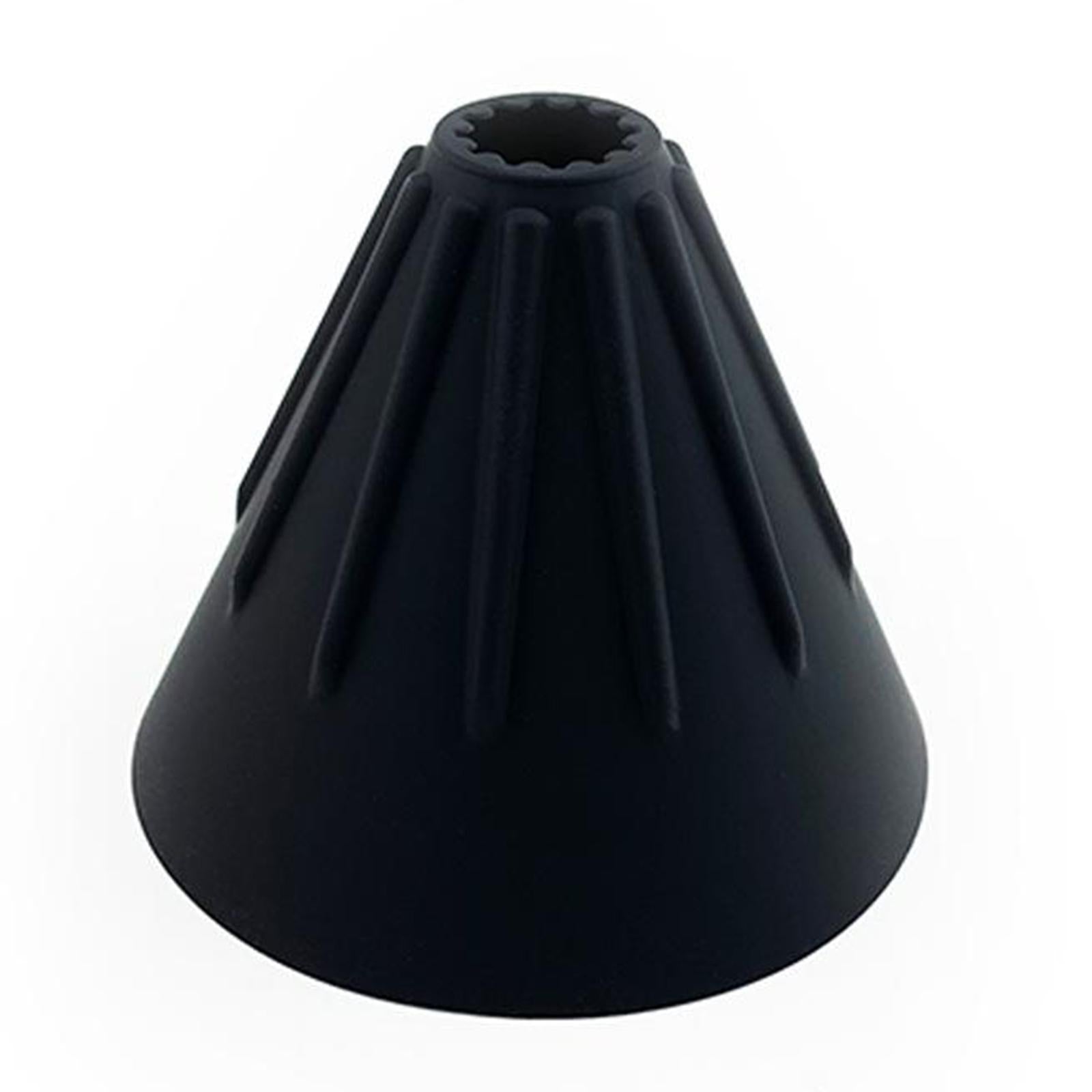 Silicone Coffee Dripper Cone for Home Office Camping RV Black