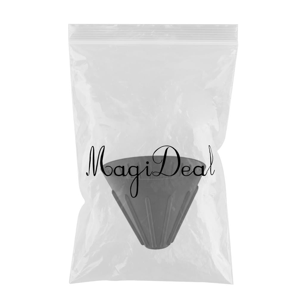 Silicone Coffee Dripper Cone for Home Office Camping RV Black